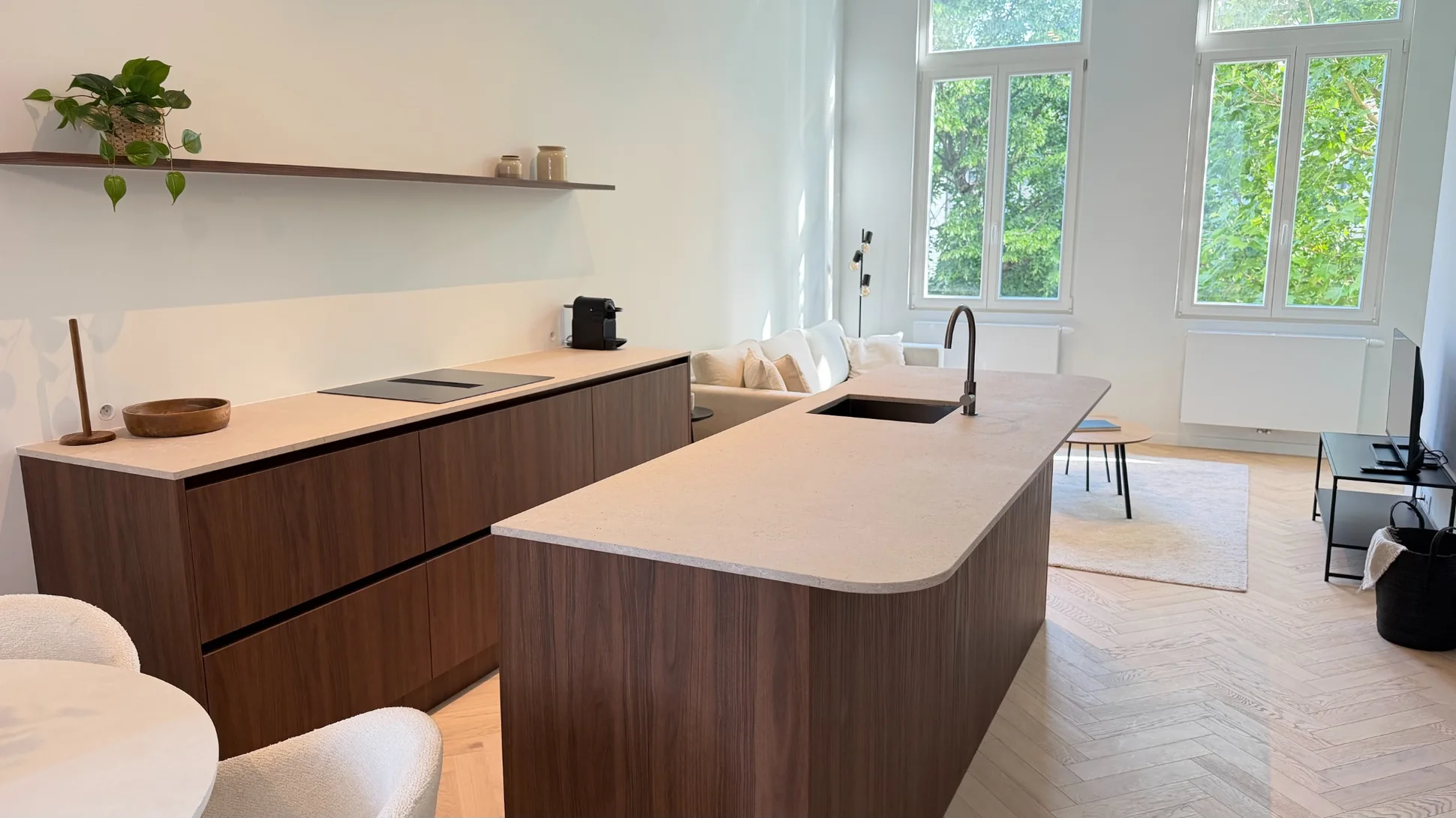 The Kronenburg Antwerp apartment interiors